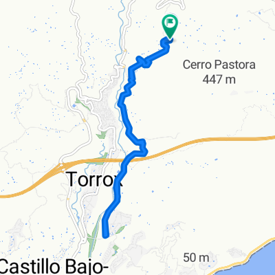 Ruta desde Torrox-Costa, Torrox
