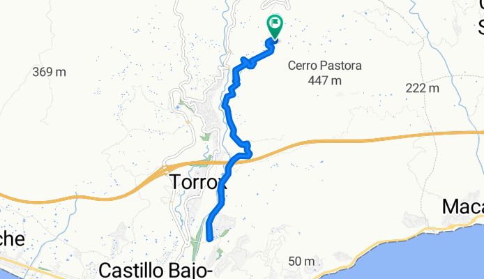 Ruta desde Torrox-Costa, Torrox