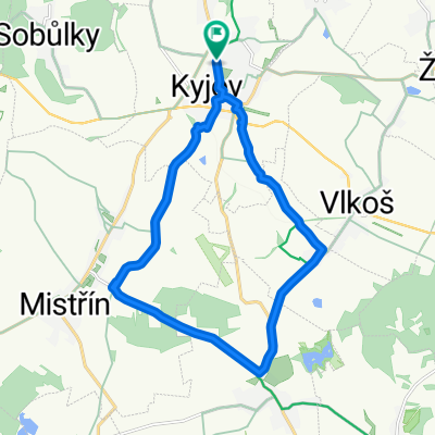 Kyjov - Skoronice - Milotice - Svatoborice - Kyjov