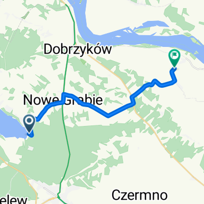 Jeziorna, Łąck do Nowy Troszyn, Gąbin