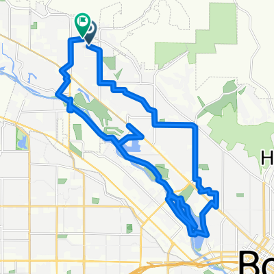 W Gillis Dr, Boise to W Gillis Dr, Boise
