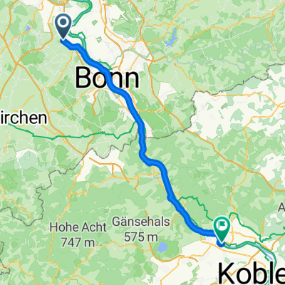 Am Dickopsbach, Wesseling nach Bahnhofstraße, Weißenthurm