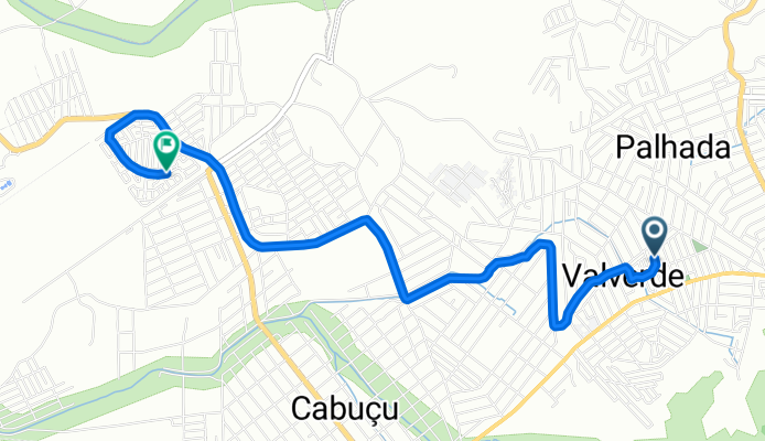 Rua Fabiana de Oliveira Marzulo, Nova Iguaçu a Campo Alegre, Nova Iguaçu