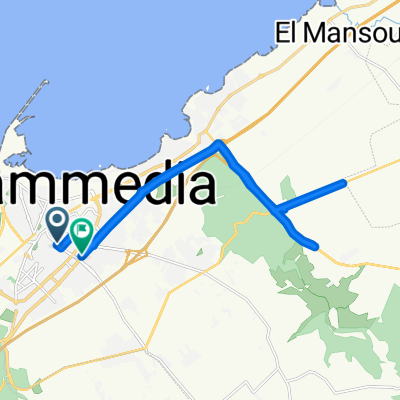 Route von Boulevard Abdelkrim Al Khattabi