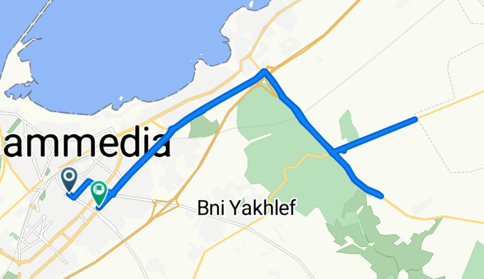 Route von Boulevard Abdelkrim Al Khattabi