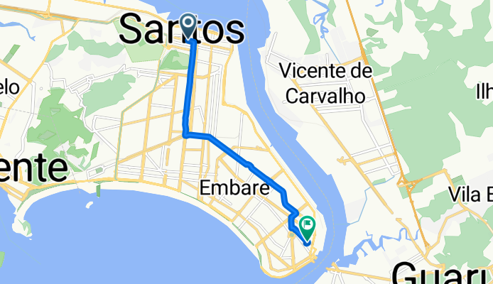 Rua Itororó, Santos a Rua Dona Maria Máximo, Santos