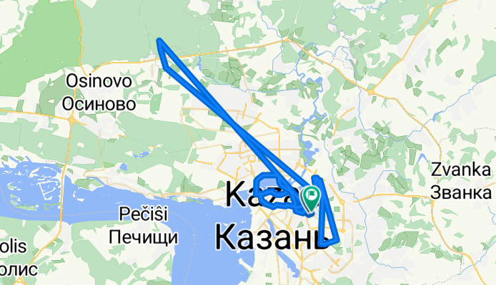 Гвардейская улица, Казань до улица Шуртыгина, Казань