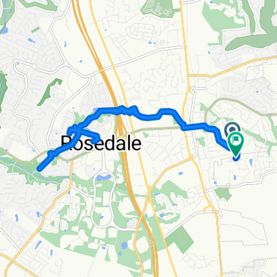 Serenity St, Huntersville to Ivy Close Rd, Huntersville