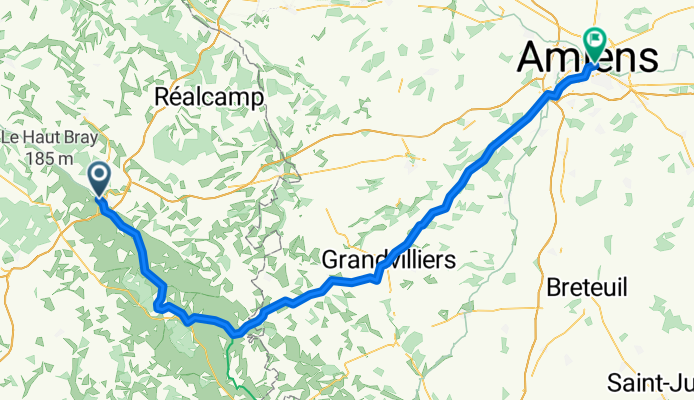 Neufchâtel-en-Bray to Amiens