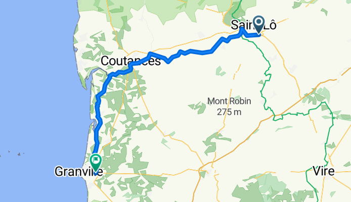 La Chevalerie nach Route de Villedieu