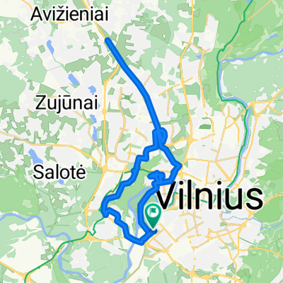 Geležinio Vilko g., Vilnius to Geležinio Vilko g., Vilnius