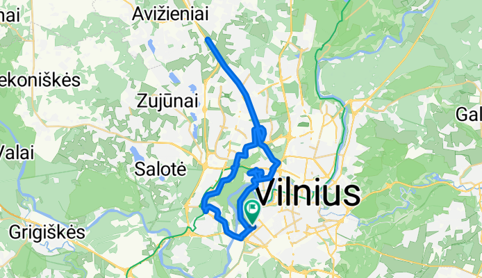 Geležinio Vilko g., Vilnius to Geležinio Vilko g., Vilnius