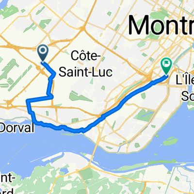 Montée de Liesse, Montréal à Rue St-Patrick, Montréal