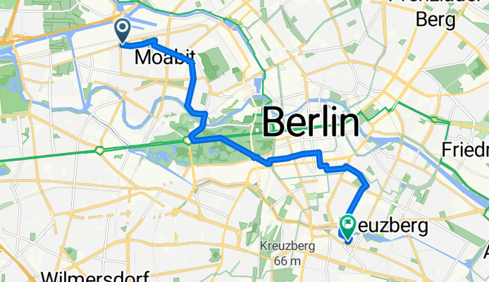 Beusselstraße, Berlin to Blücherstraße, Berlin