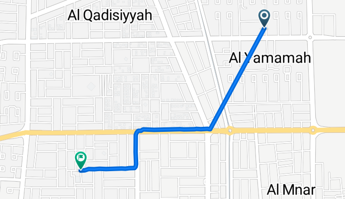 الربيع الجرمي to شارع عبد الله محمد الغذامي