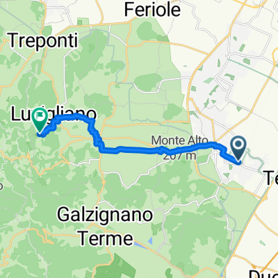 Via Marza, Montegrotto Terme to Via Cicogna Pirio, Torreglia