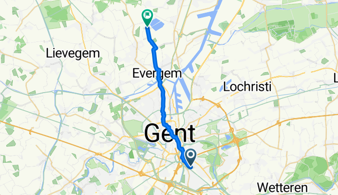 Gontrodestraat, Gent naar Volpenswege, Evergem