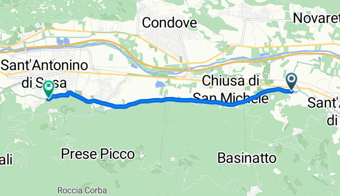 Da Strada Statale del Moncenisio a Via Maisonetta