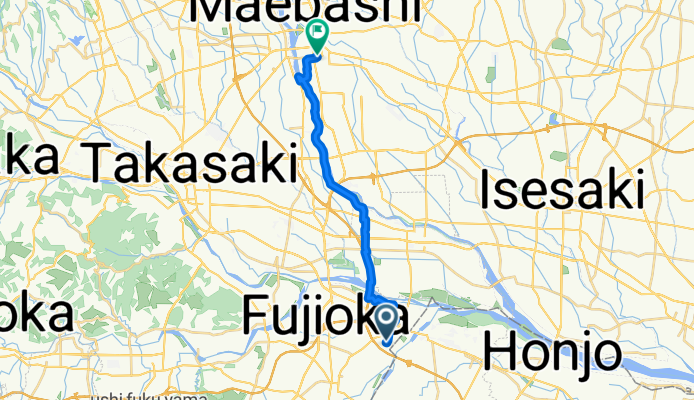 新町, 高崎市へ表町1丁目, 前橋市