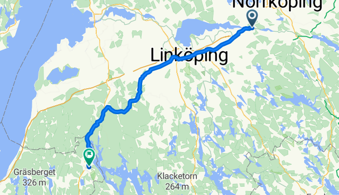 Bråttom sluss, Norsholm to Falkgatan, Tranås