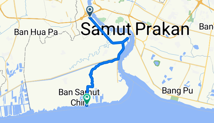 โรงเรียนราชประชาสมาสัย ฝ่ายมัธยม to GG6M+F6M