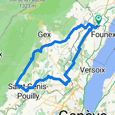 Route in Bogis-Bossey