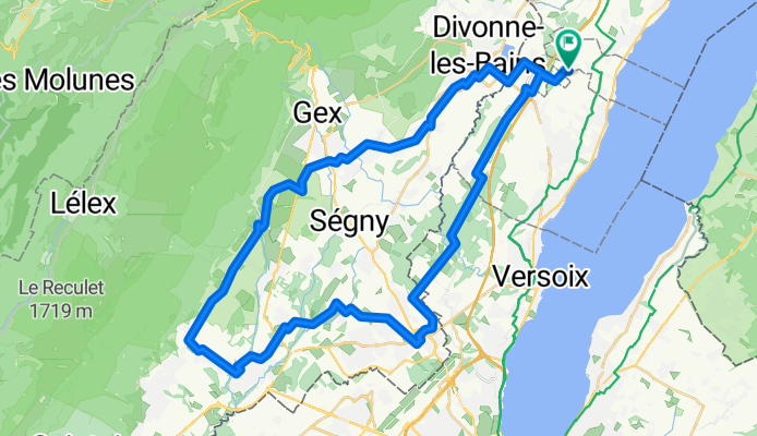 Route in Bogis-Bossey