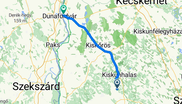 Kunfehértó - Dunaföldvár