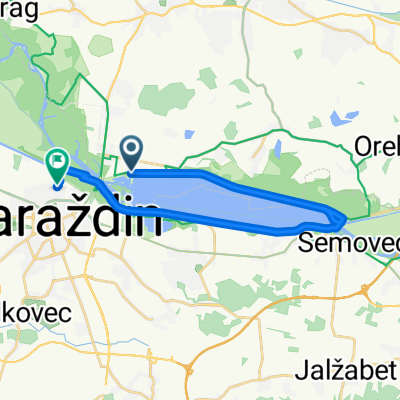 Zrinskih ulica to Ulica Široke ledine