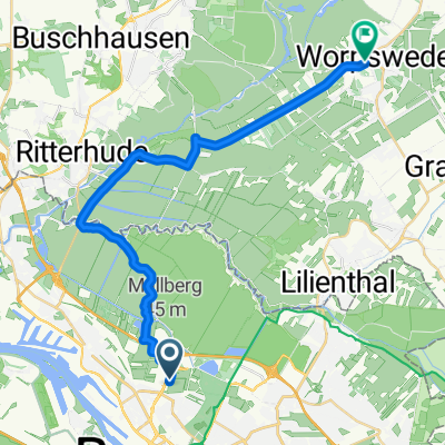 Salzburger Straße, Bremen nach Findorffstraße, Worpswede
