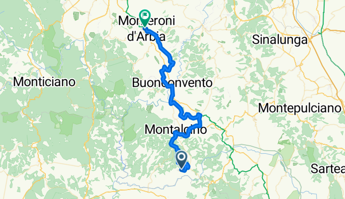 Montalcino - Monteroni d'Arbia