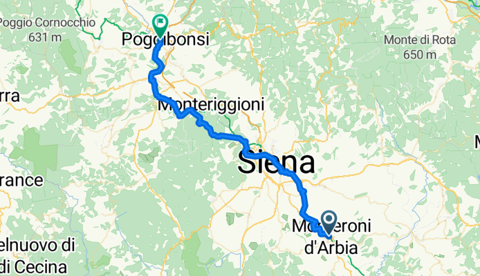 Monteroni d'Arbia - Poggibonsi