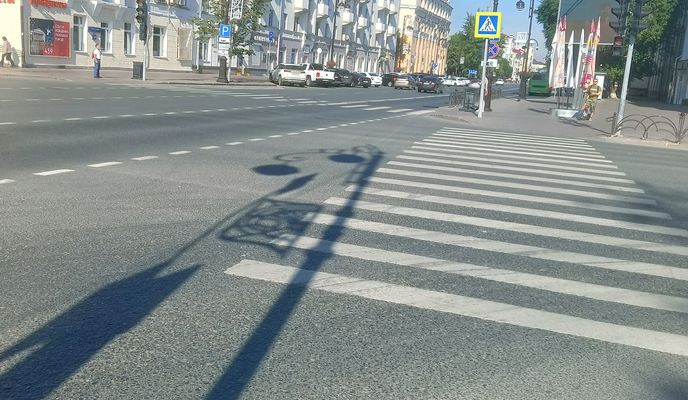 Photo 1 of the Bikemap route "От улица Мира до улица Января"