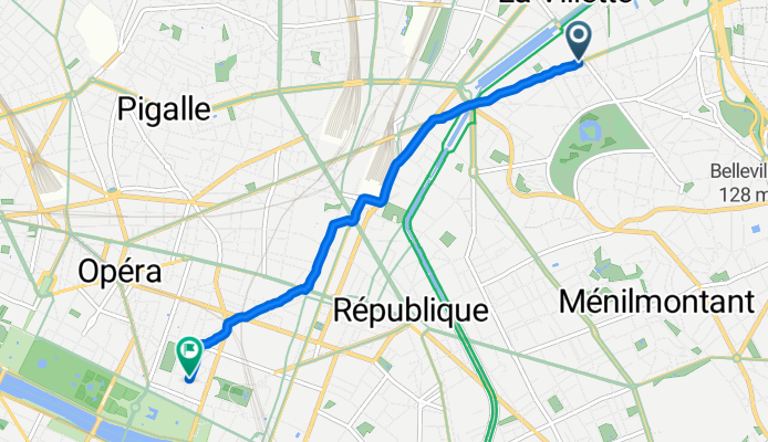 Rue Petit, Paris à Rue Saint-Honoré, Paris