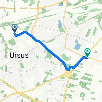 E Habicha, Warszawa do Łopuszańska, Warszawa