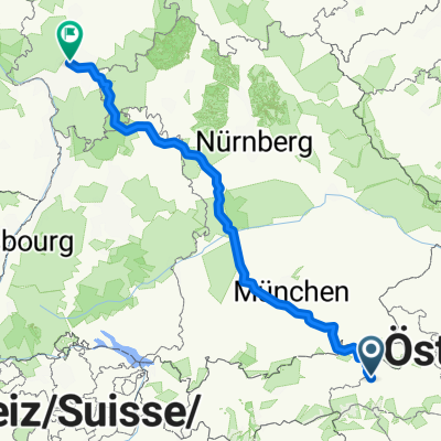 From Saalbach-Hinterglemm to Heddernheim, Niederursel, Praunheim, Kalbach, Eschersheim