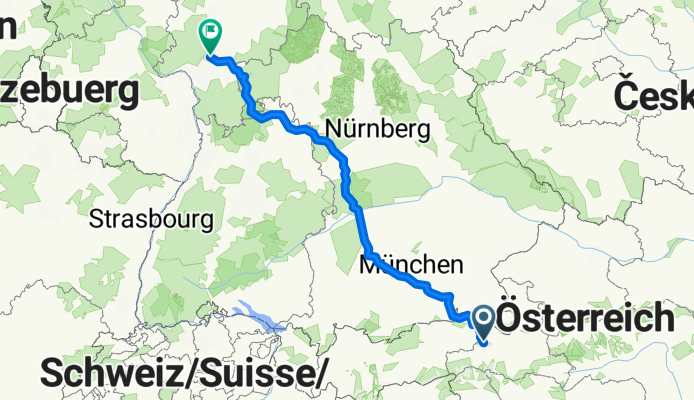 From Saalbach-Hinterglemm to Heddernheim, Niederursel, Praunheim, Kalbach, Eschersheim