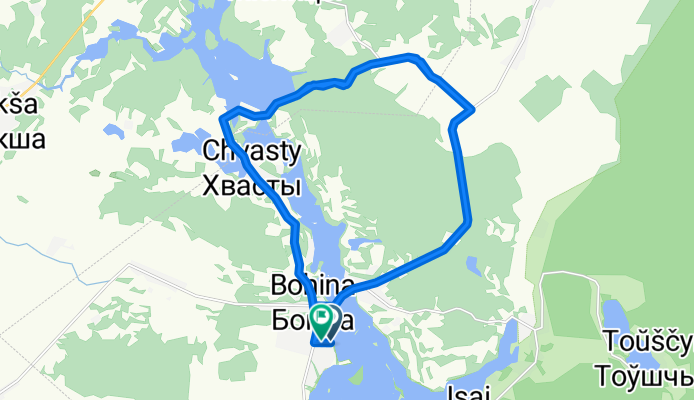 Из Богино в направлении Далеких через Хвосты в Богино