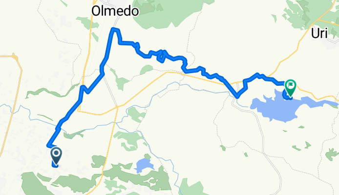 De Strada Vicinale La Tanca de Sant'Agustì à Uri