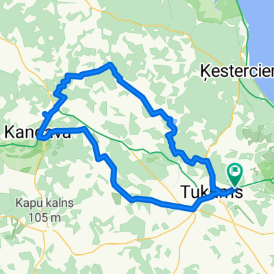 Kandavas moto trase 83km