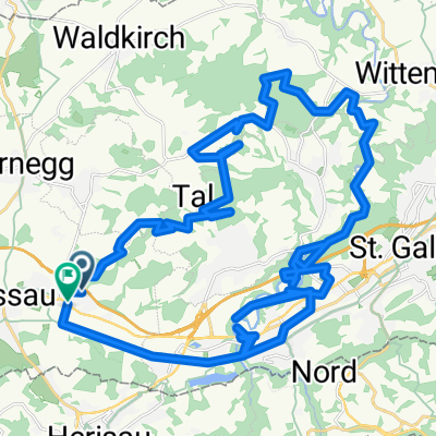 Ahornstrasse nach Witenwisstrasse