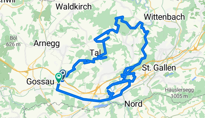 Ahornstrasse nach Witenwisstrasse