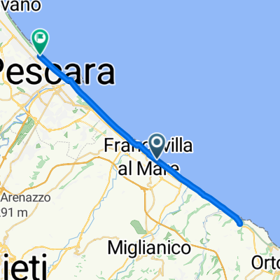 Da Francavilla al Mare Piazza Novembre (Dir Nord) a Viale della Riviera