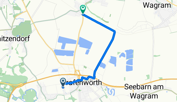 Kirchwegsiedlung nach Wagram-Grafenegg