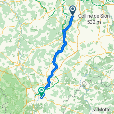 D117 nach Les Andins