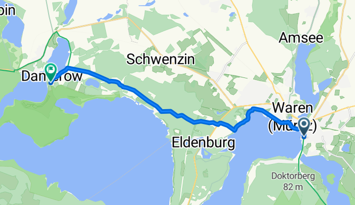Am Seeufer nach Zum Werder