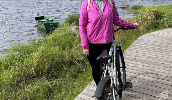 Photo 1 of the Bikemap route "Männiku, Выру до Männiku, Выру"