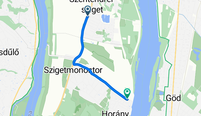 Csóka utca - Monostori utca