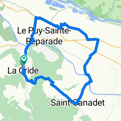 De Chemin du Cabanon à Route de la Cride