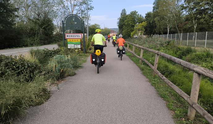 Photo 1 of the Bikemap route "Brangues to Montalieu - Ballee Bleue"